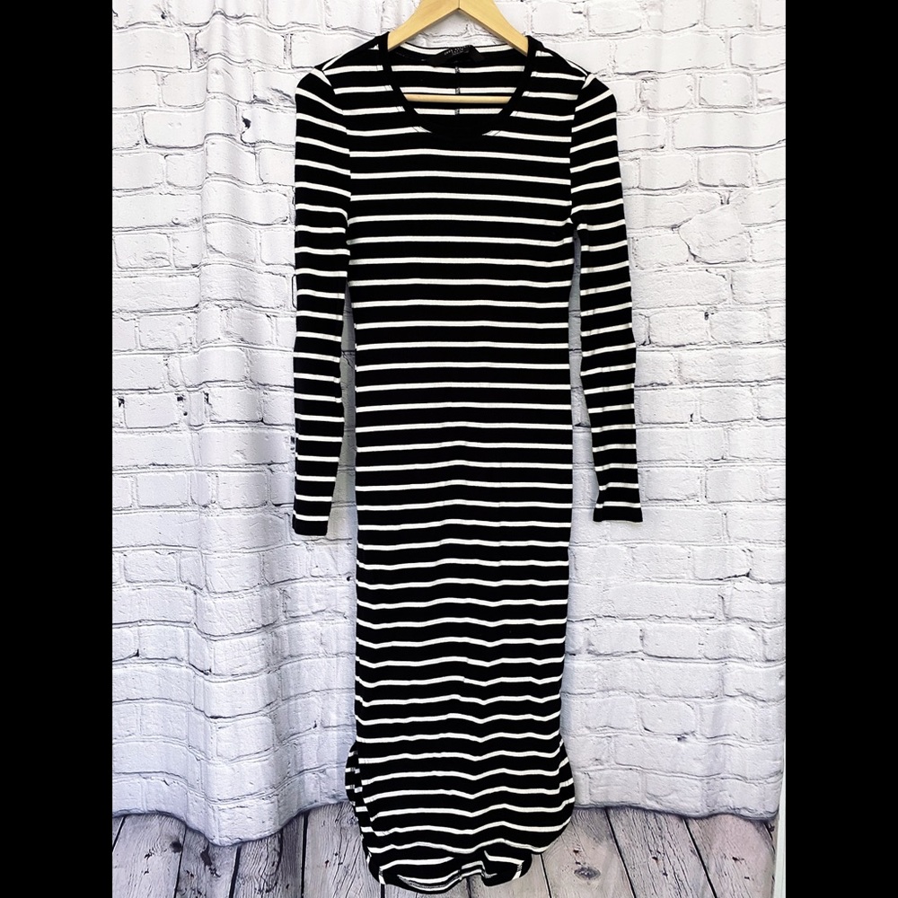 Knot Sisters • Ribbed Striped Dress